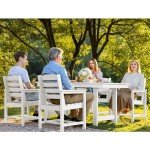 7-Piece Outdoor Dining Set with Umbrella Hole