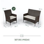 Edenbrook Bayview Outdoor Rattan Furniture Set