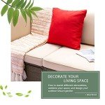 Beige Outdoor Sectional Patio Sofa Set - 2 PCS