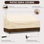 Waterproof Heavy Duty 3-Seater Patio Sofa Cover