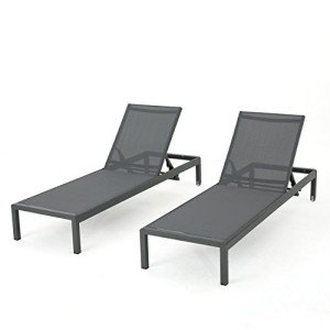 Cape Coral Outdoor Aluminum Chaise Lounge Set
