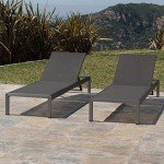 Cape Coral Outdoor Aluminum Chaise Lounge Set