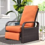 Babylon Adjustable Outdoor Wicker Recliner Chair