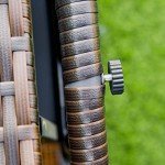 Outsunny Wicker 360° Swivel Recliner Chair