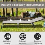 Folding Chaise Lounge Chair for Patio and Pool