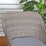 3-Piece Gray Wicker Outdoor Bistro Set