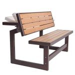 Lifetime Convertible Bench/Table with Faux Wood Design