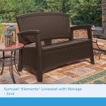 Suncast Java 20-Inch Love Seat