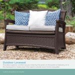 Suncast Java 20-Inch Love Seat
