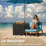 Devoko Waterproof 30 Gallon Resin Deck Box