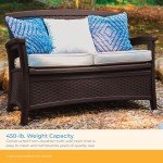 Suncast Java 20-Inch Love Seat