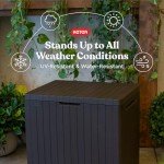 Keter 30 Gallon Outdoor Storage Box & Table