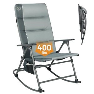 Oversized Portable Rocking Chair for Outdoors