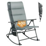 Oversized Portable Rocking Chair for Outdoors