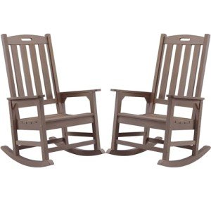 Oversized Outdoor Rocking Chair Set of 2