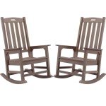 Oversized Outdoor Rocking Chair Set of 2