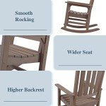 Oversized Outdoor Rocking Chair Set of 2