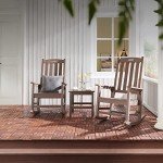 Oversized Outdoor Rocking Chair Set of 2