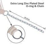 SUNCREAT Extra Large Double Outdoor Hammock - Blue