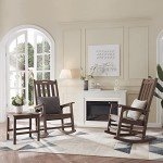 Oversized Outdoor Rocking Chair Set of 2