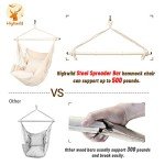 Highwild Hanging Hammock Chair with Cushions