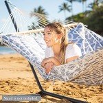 SUNCREAT Heavy Duty Double Rope Hammock - Grey