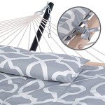 SUNCREAT Heavy Duty Double Rope Hammock - Grey