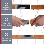 Mansion Home 12FT Freestanding Double Hammock Set