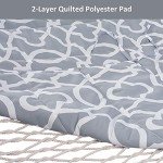 SUNCREAT Heavy Duty Double Rope Hammock - Grey