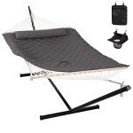 Comfortable 12FT Outdoor Hammock with Stand