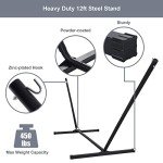 Mansion Home 12FT Freestanding Double Hammock Set