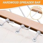 Quilted Double Hammock with 12ft Stand - Beige