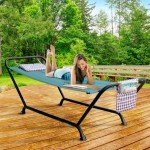Sorbus Cozy Hammock Bed with Stand and Pillow
