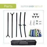 Ocean Floor Portable Double Hammock with Stand