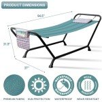 Sorbus Cozy Hammock Bed with Stand and Pillow