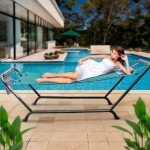 Sorbus Cozy Hammock Bed with Stand and Pillow