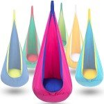Kids Pod Swing Seat, Indoor/Outdoor Hammock Chair