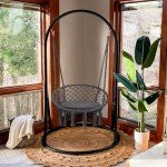 SUNCREAT Indoor Outdoor Hammock Swing Chair with Stand