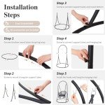 SUNCREAT Indoor Outdoor Hammock Swing Chair with Stand