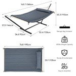 YITAHOME Heavy-Duty Portable Hammock with Stand