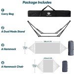 Portable 2-in-1 Hammock and Swinging Chair