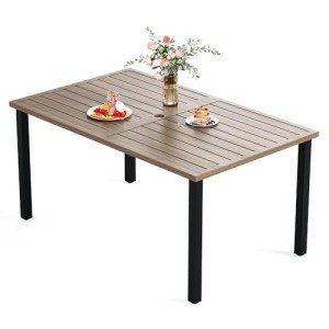 HERA'S HOUSE 6-Person Outdoor Dining Table