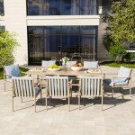 9-Piece Outdoor Dining Set with Cushions