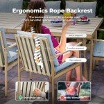 9-Piece Outdoor Dining Set with Cushions