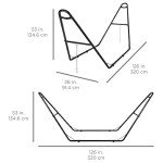 Adjustable Portable Hammock Stand for Outdoor Use