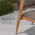 7-Piece All-Weather Outdoor Dining Set, Brown