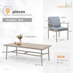 9-Piece Outdoor Dining Set with Cushions