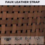 5-Piece Outdoor Dining Set with Swivel Chairs