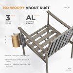 HAPPATIO 9-Piece Outdoor Dining Set with Cushions