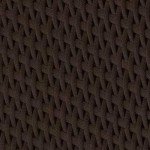 Chocolate Brown Faux Rattan Patio Coffee Table